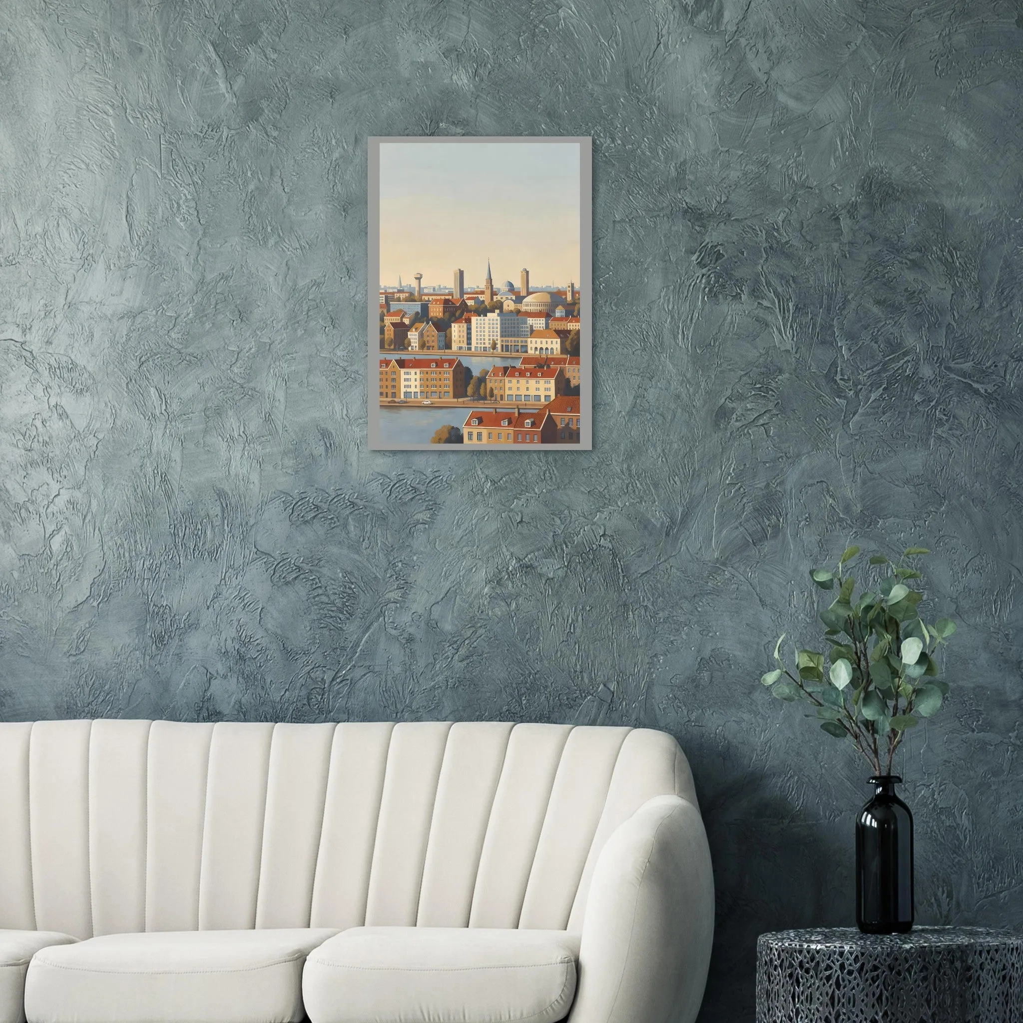 Vintage travel poster poster of Zoetermeer — warm minimalist design, from €19