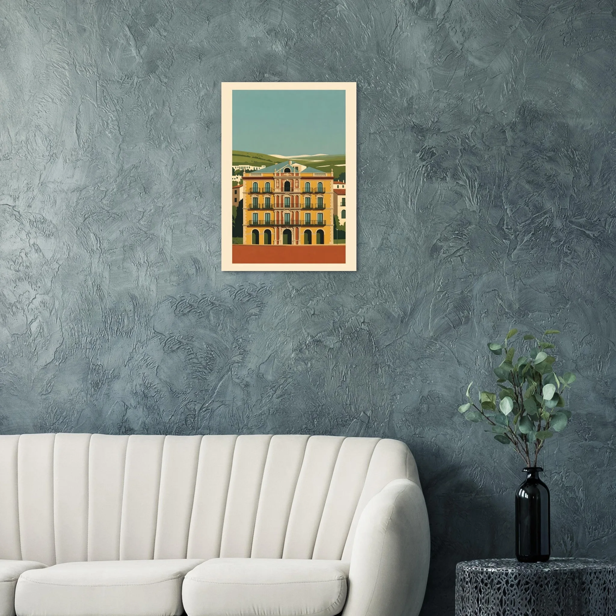 Mid-century modern-Poster von Ronda — warmes minimalistisches Motiv, ab 19 €