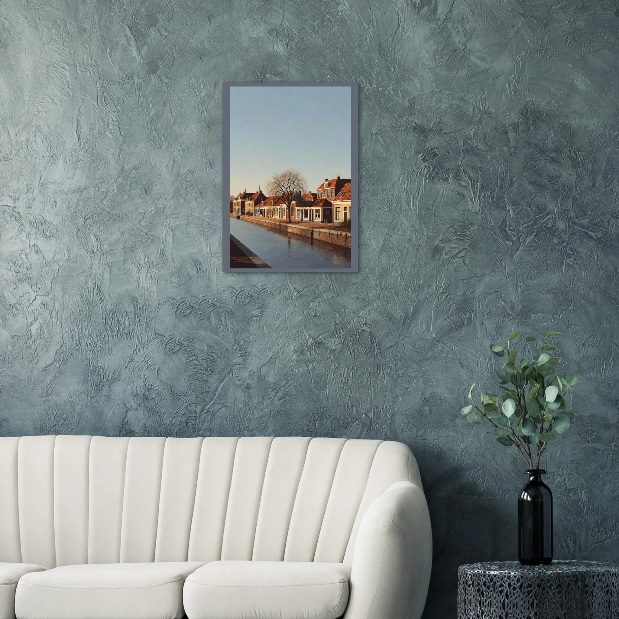 Vintage travel poster poster of Alphen aan den Rijn — warm minimalist design, from €19