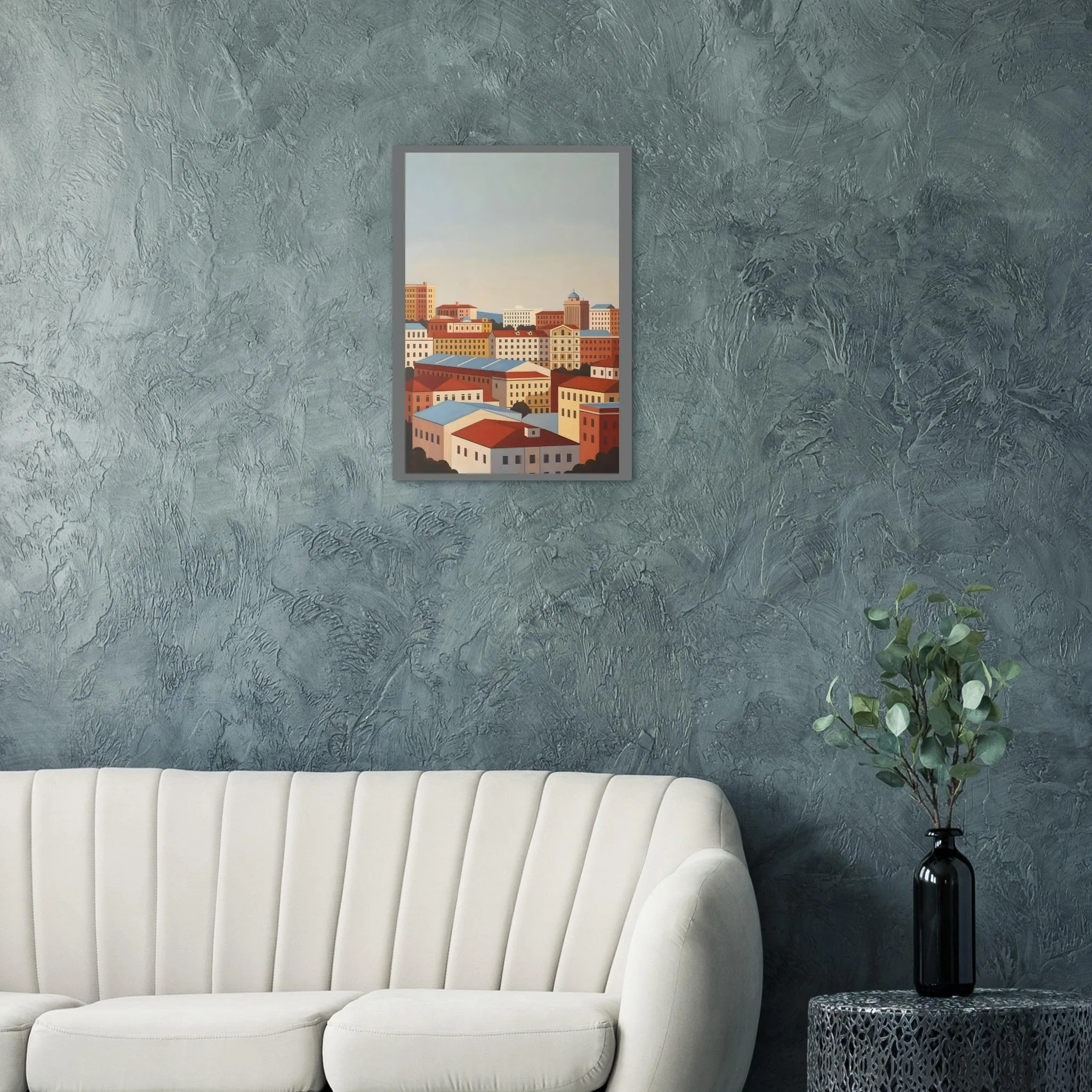 Vintage travel poster poster of Sabadell — warm minimalist design, from €19