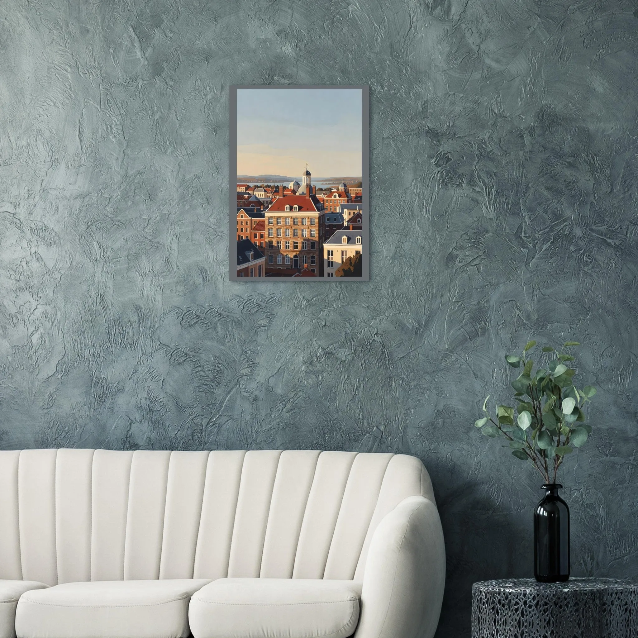 Vintage travel poster poster of Roosendaal — warm minimalist design, from €19
